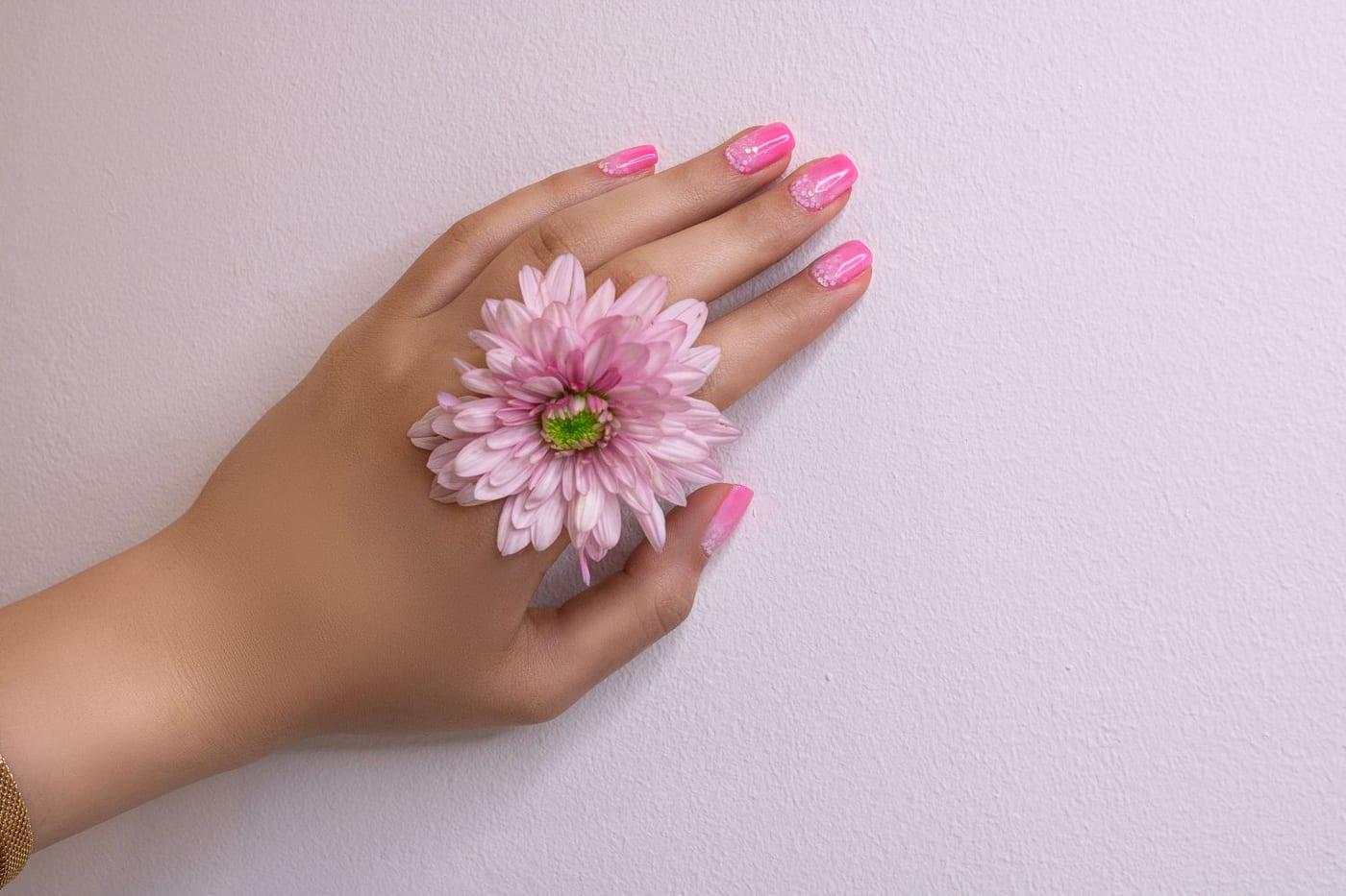 Nail art close-up at Rare Salon